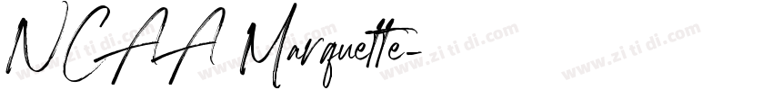 NCAA Marquette字体转换